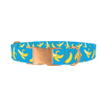 Banana Fruit Dog Collar - metal rose gold