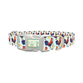 Rooster Sun Dog Collar - plastic silver