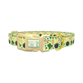 Irish Luck Dog Collar - plastic gold