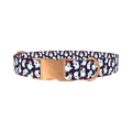 Christmas Ghost Dog Collar - metal rose gold