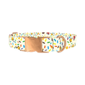 Birthday Boy Celebration Dog Collar - metal rose gold