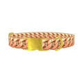 Rose Gold Chain Dog Collar - metal gold