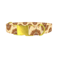 Mandala Pattern Dog Collar - metal gold