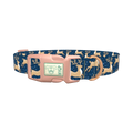 Christmas Reindeer Dog Collar - plastic rose gold