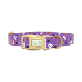 Halloween Moon Dog Collar - plastic silver