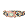Tribal Star Pattern Dog Collar - plastic rose gold