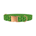 Emoji Heart Dog Collar - metal rose gold
