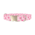 Heart Burst Dog Collar - metal silver