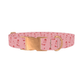 Western Boot Dog Collar - metal rose gold