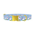 Unicorn Rainbow Dog Collar - metal gold