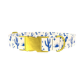 Western Desert Scene Dog Collar - metal rose gold