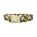 Meadow Bloom Dog Collar - plastic gold