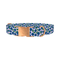 Blueberry Fruit Dog Collar - metal rose gold