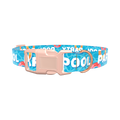 Pool Party Dog Collar - plastic gold