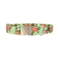Paint Splatter Dog Collar - metal silver