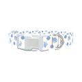 Seashells Beach Dog Collar - plastic rose gold