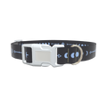 Mystic Moon Dog Collar - plastic gold