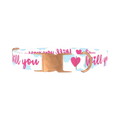 Romantic Heart Dog Collar - metal rose gold