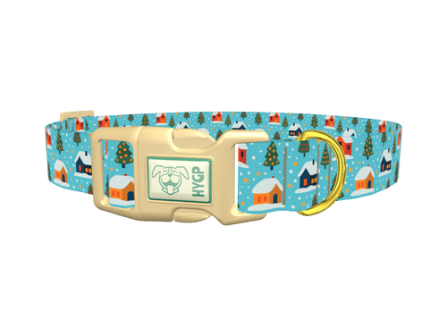 Christmas Village Dog Collar