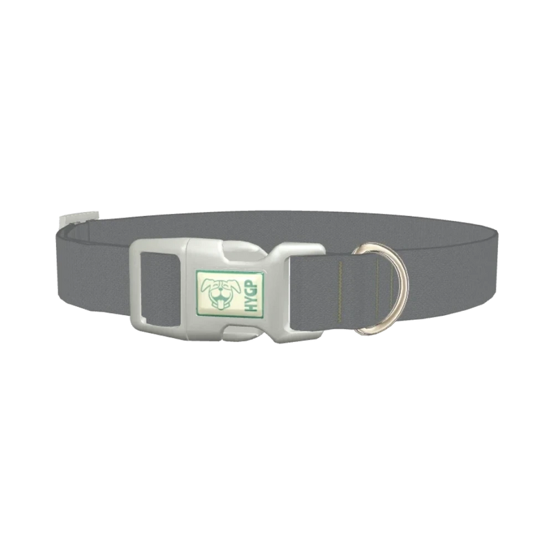 Sharkskin Color Dog Collar - plastic silver