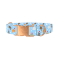 Festive Cat Dog Collar - metal rose gold