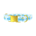 Easter Truck Dog Collar - metal gold