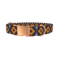 Geometric Star Dog Collar - metal rose gold