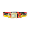 Key West Buoy Dog Collar - plastic silver