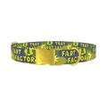 Comic Explosion Dog Collar - metal gold
