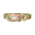 Paint Splatter Dog Collar - plastic rose gold