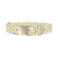 Wildflower Meadow Dog Collar - metal silver