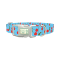 Cherry Fruit Dog Collar - plastic silver