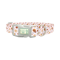 Bohemian Floral Dog Collar - plastic silver