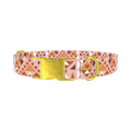 Tribal Triangle Dog Collar - metal gold