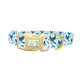 Bluejay Bird Dog Collar - plastic gold