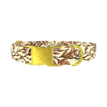 Botanical Branches Dog Collar - metal gold