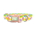 Colorful Easter Egg Pattern Dog Collar - plastic rose gold