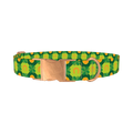 Clover Horseshoe Dog Collar - metal rose gold