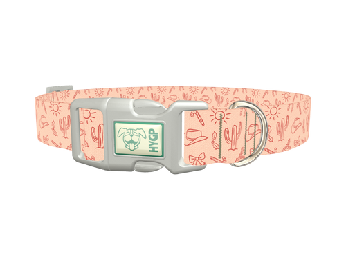Holiday Western Cactus Dog Collar