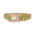 Fly Agaric Mushroom Dog Collar - plastic gold