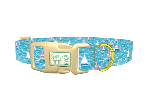 Sailboat Ocean Dog Collar