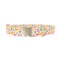 Christmas Western Dog Collar - metal silver