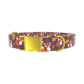 Autumn Fox Dog Collar - metal gold