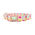 Retro Pop Heart Dog Collar - plastic rose gold