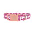 Lip Print Dog Collar - plastic rose gold