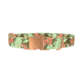 Paint Splatter Dog Collar - metal rose gold