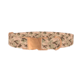 Sandy Camouflage Dog Collar - metal rose gold