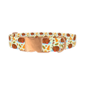 Harvest Feast Dog Collar - metal rose gold