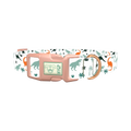 Dinosaur Jungle Dog Collar - plastic rose gold