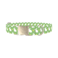 Easter Bunny Dog Collar - metal silver